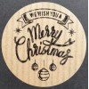 Kerst 05 rol @ 500 perm. rond 35 kraft zwart bedrukt wish you merry christmas Kerst 05 rol @ 500 perm. rond 35 kraft zwart bedrukt wish you merry christmas